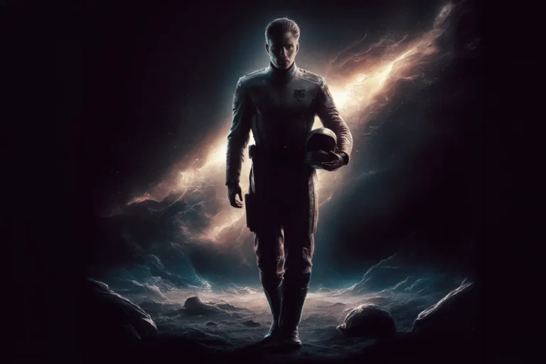 dramatic science fiction image portrait